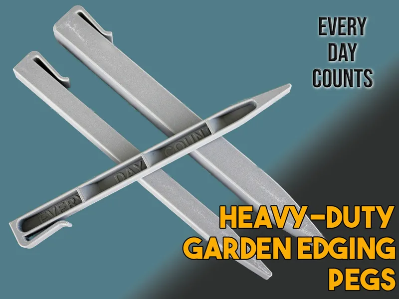 Heavy-Duty Garden Edging Pegs