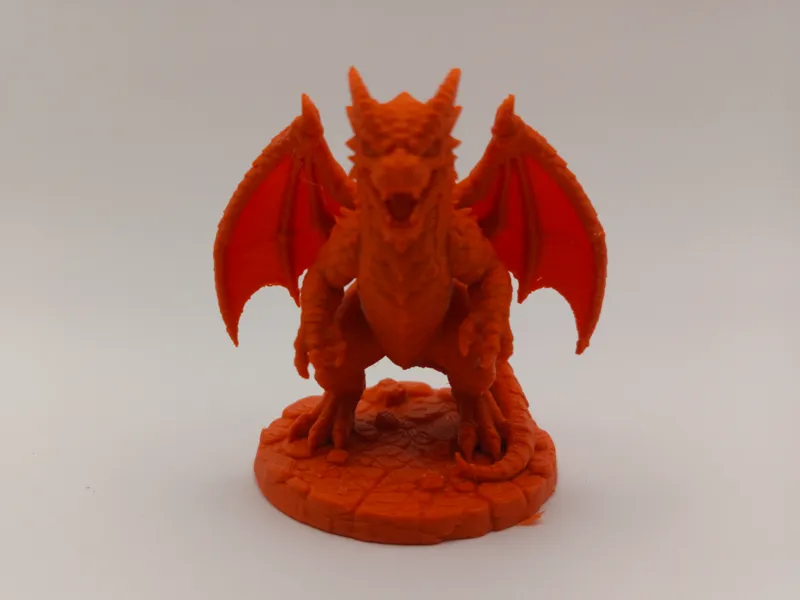 Red Dragon Figurine