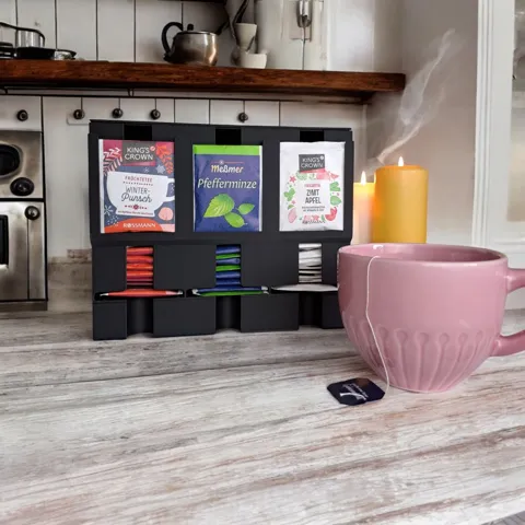 Modern Tea Organizer, Tea Dispenser view 4