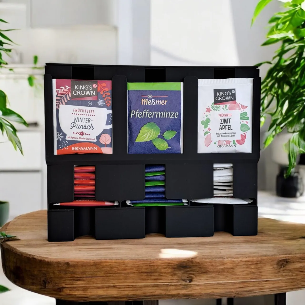 Modern Tea Organizer, Tea Dispenser view 3