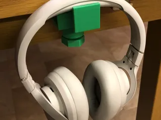 Minimalistic headphone holder