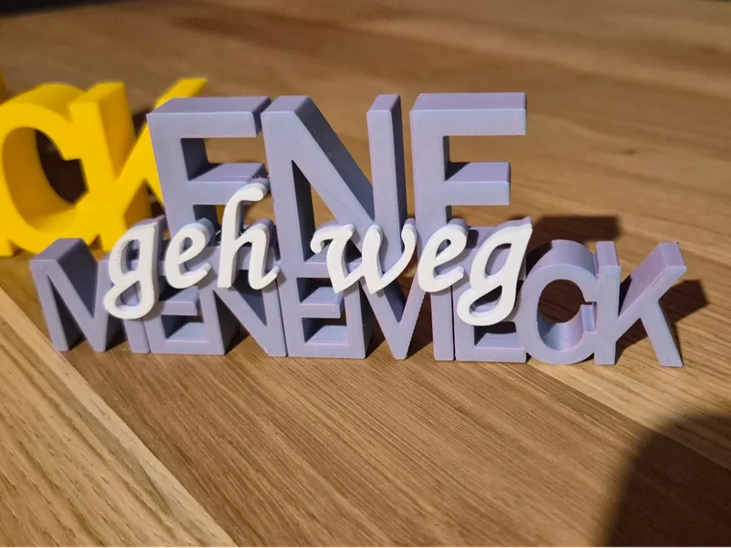Ene Mene Meck - geh weg