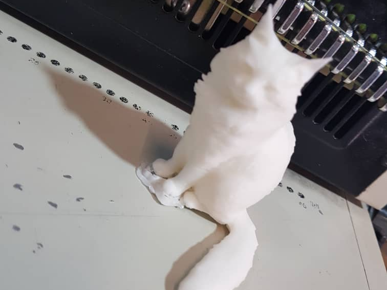 Elegant Sitting Cat Statue