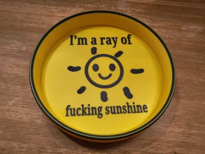 ray of f* sunshine key tray dice tray gift