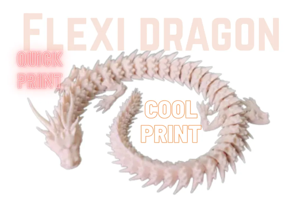 Adorno temático: Flexi Dragon. Referencia del modelo original.