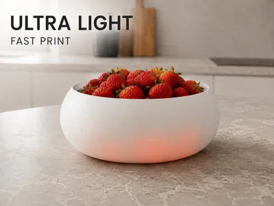 UltraLight Large Bowl - Fast Single-Wall Print
