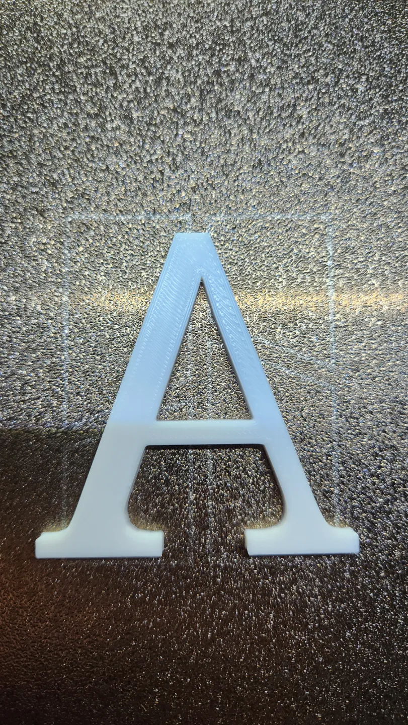 Alphabet Letter A - Uppercase (Small/Medium/Large) by eric272 - MakerWorld