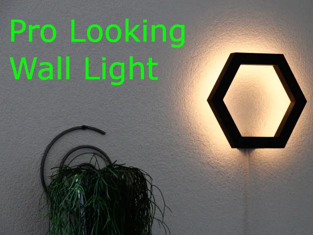 Horizontal Hexagon wall Light