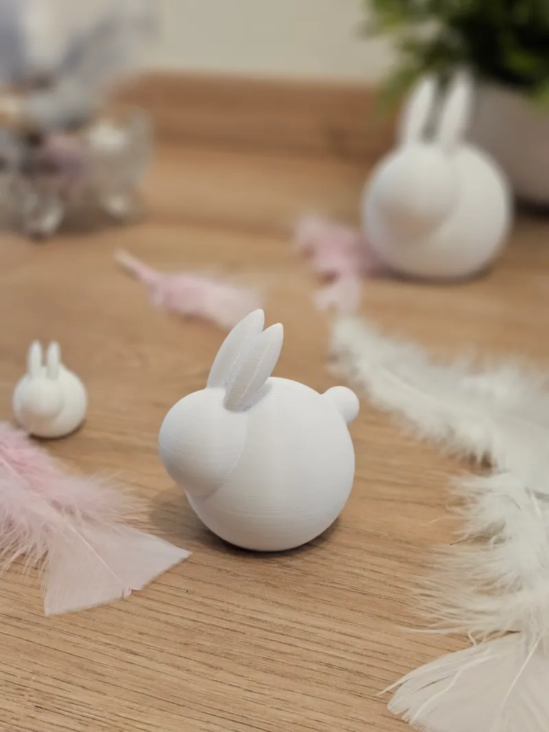 Minimalistic Easter Bunny