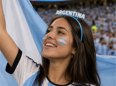 ARGENTINA - World cup headband / diadem