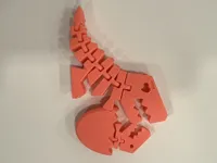 Dino Rex articulé aux yeux en cœur — photo 4