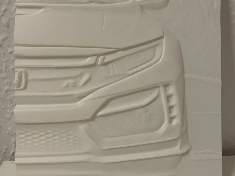 Honda Civic 10G Type-R sculpture