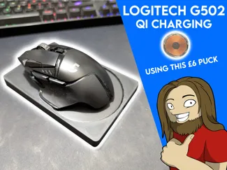 Logitech g502 qi charging pad