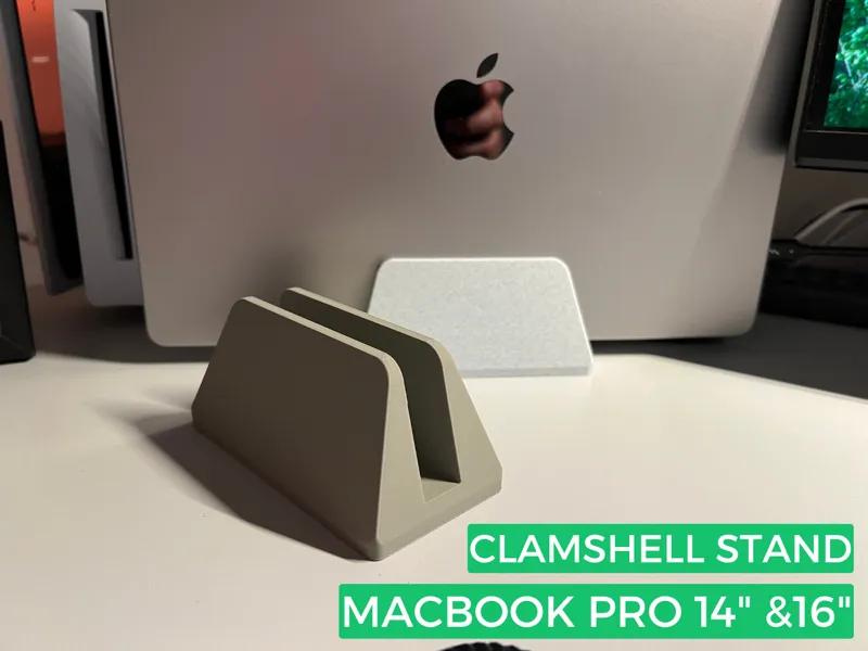 MacBook Pro 14 & 16-inch Clamshell vertical Stand 