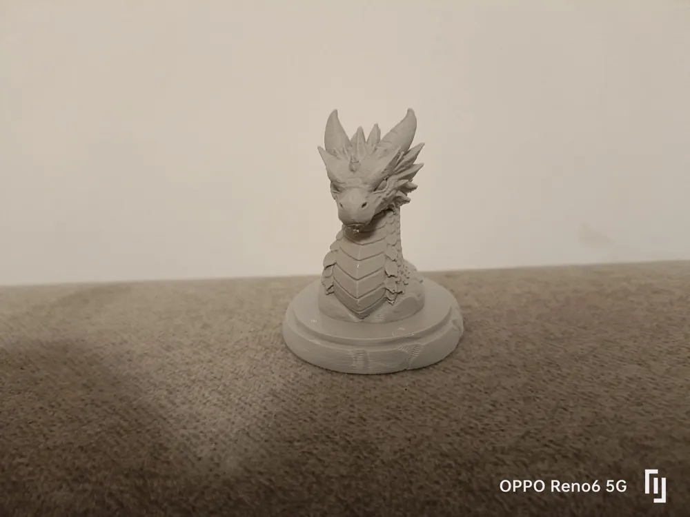 Bust of a dragon - Free 3D Print Model - MakerWorld