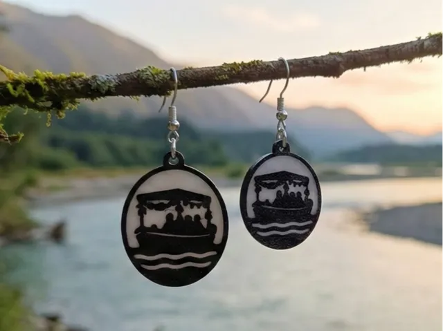 Pendientes "Os Caneiros"