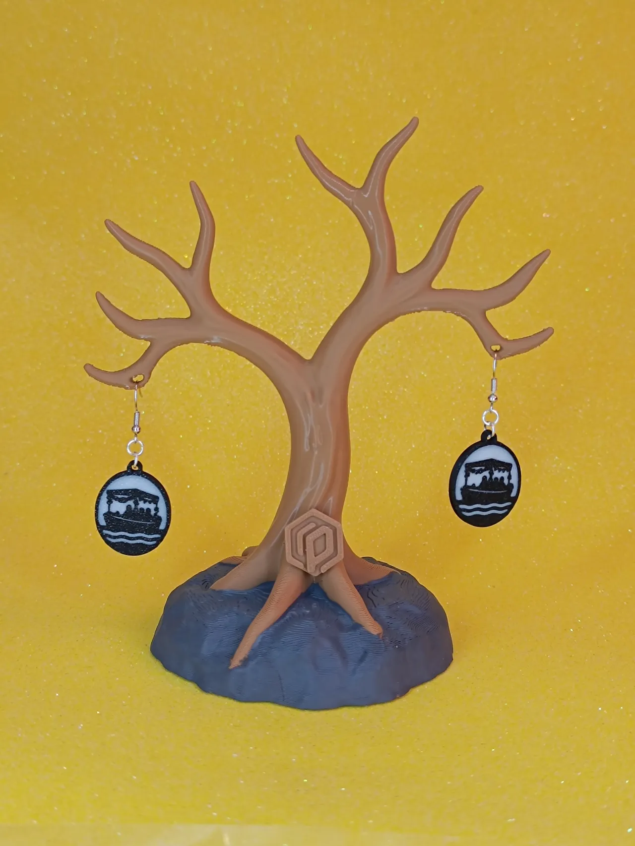 Pendientes "Os Caneiros" view 3