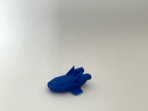 Petit vaisseau spatial (~20 min d'impression)