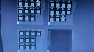 AMS Labels with QR Code