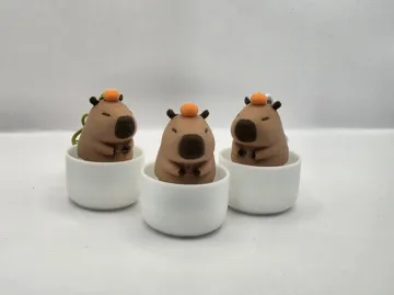 Llavero: Capy-ccino Clicker Keychain — vista de referencia 3