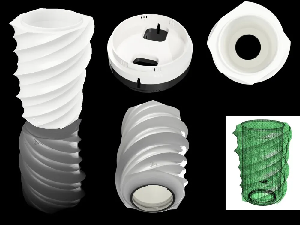 Lampe Tornado Fuzzy Kit 001 - Free 3D Print Model - MakerWorld