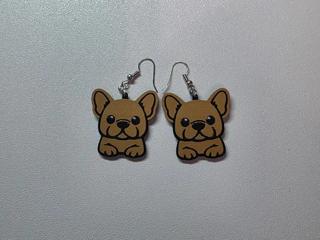 French Bulldog Earrings