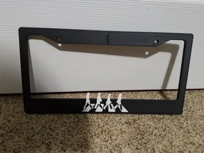 The Beatles License Plate Frame
