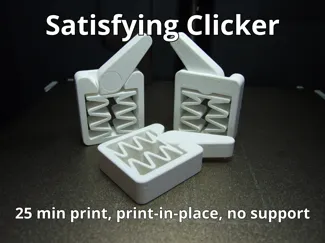 Lever Clicker - print-in-place