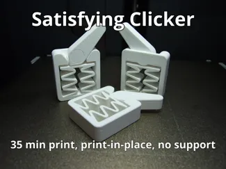 Lever Clicker - print-in-place