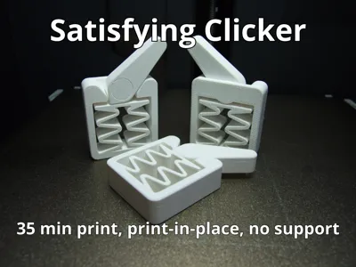 Lever Clicker - print-in-place