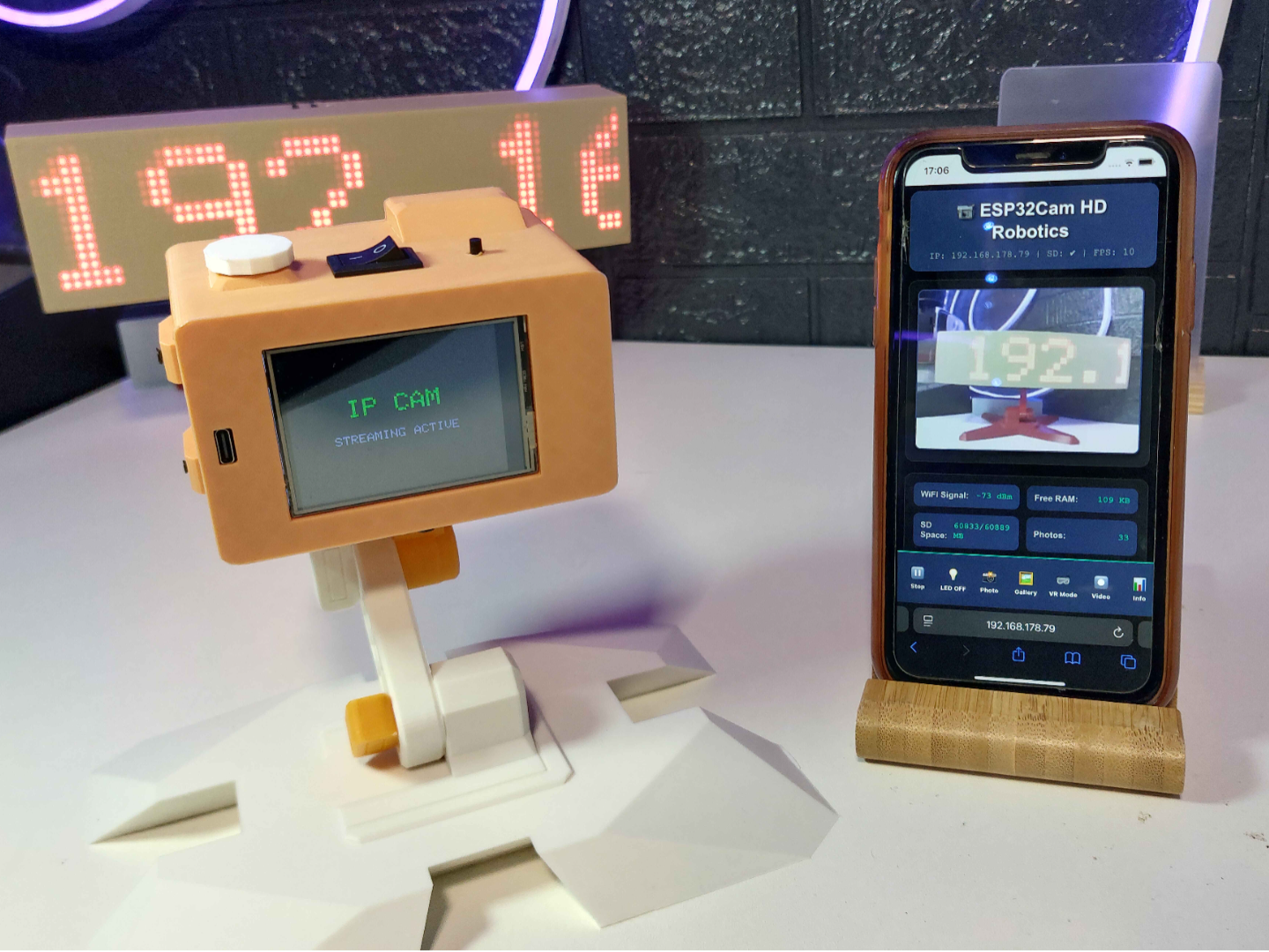 ESP32S3 DIY Smart Camera mit Touchscreen, IP-Cam