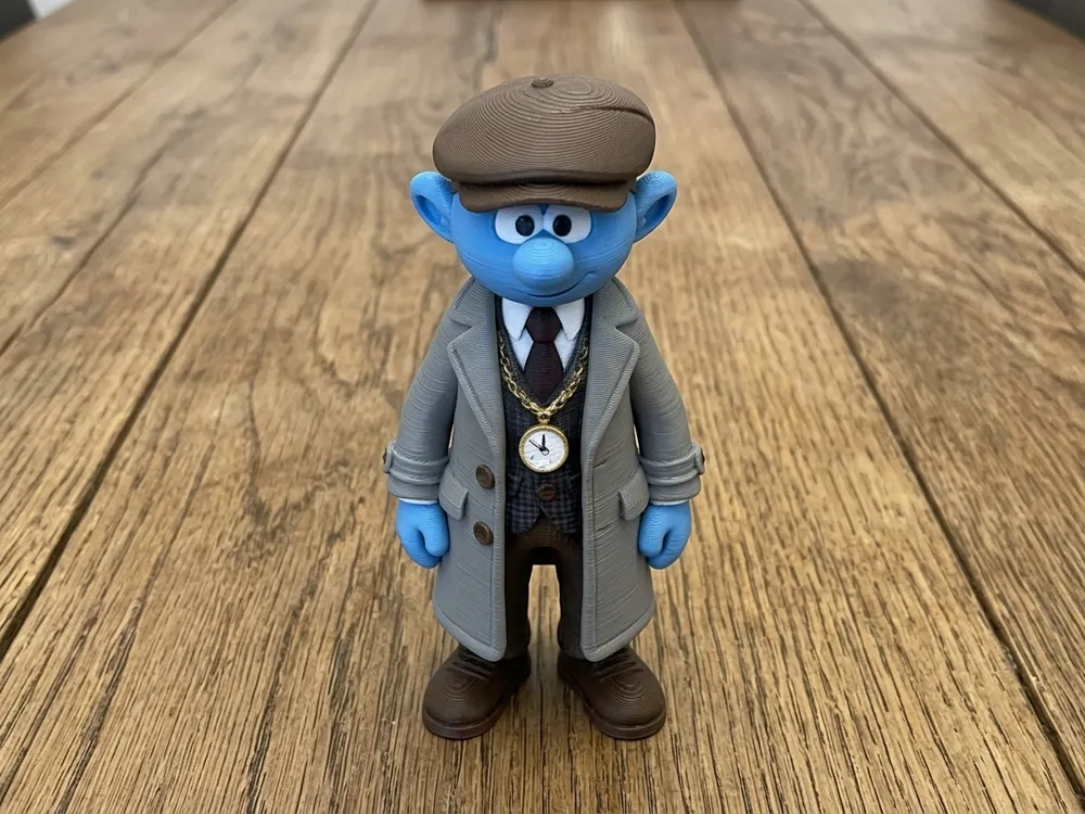 Accesorio para impresora 3D: Peaky Blinders Smurf AMS AND NO AMS. Referencia del modelo original.