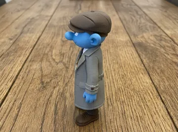 Accesorio para impresora 3D: Peaky Blinders Smurf AMS AND NO AMS — vista de referencia 3
