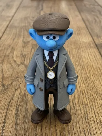Accesorio para impresora 3D: Peaky Blinders Smurf AMS AND NO AMS — vista de referencia 2