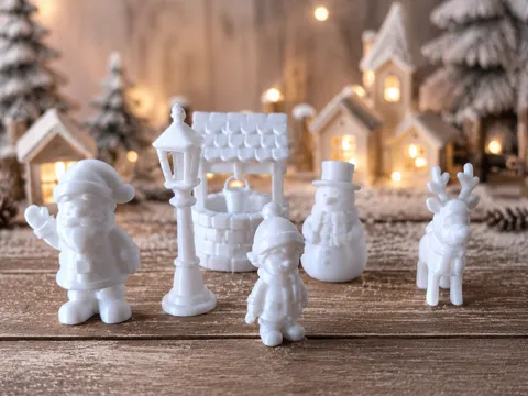 Figura decorativa: Weihnachtszauber im Miniaturformat — referencia de MakerWorld