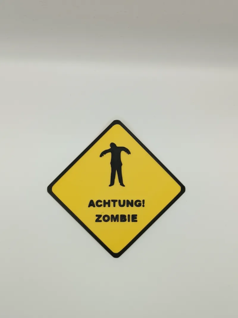 Zombie Schild 155x155 247x247