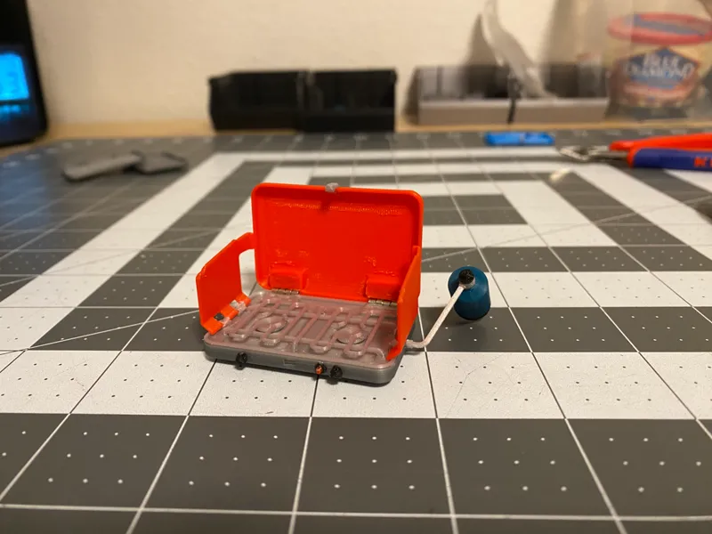 Folding Scale Camp Stove - 1/10th Scale