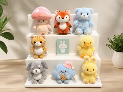 Pendant, Plush & Figure Display Shelf