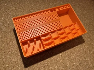 Soporte: Dremel Bit Caddy – Skådis / Gridfinity — vista de referencia 3