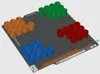 0.2mm layer, 2 walls, 15% infill 4 colors on one plate