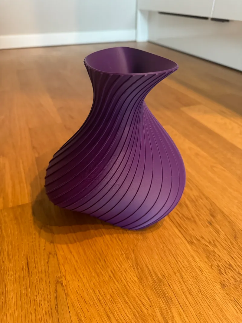 asymmetrical vase 