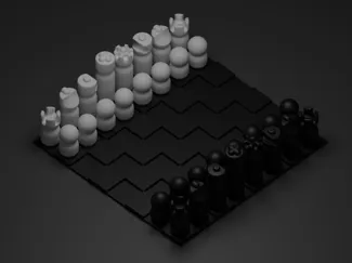 Minimal Chess Set (NO AMS)