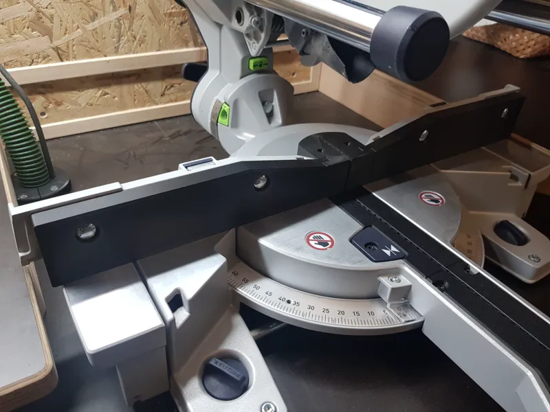 Festool Kapex KS60 back Zero clearance fence