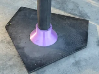 Batting Tee Repair/Reinforcement Base Tear-Out