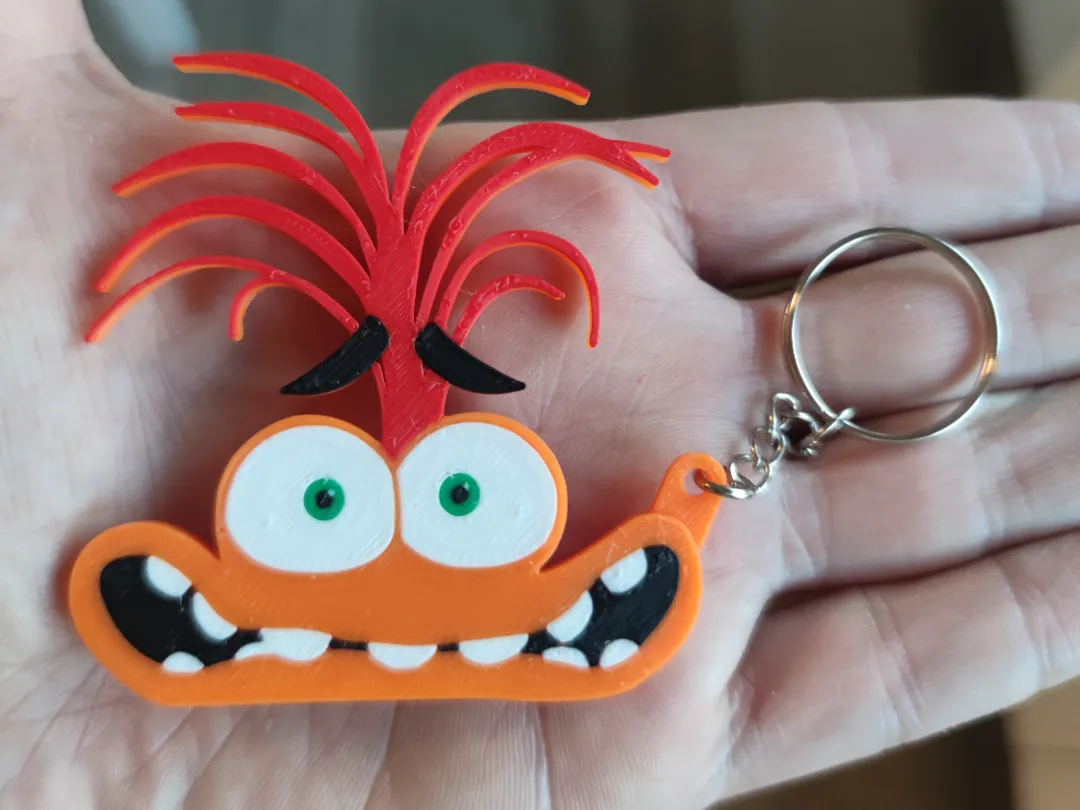 Keychain Anxiety by Litolunar MakerWorld: Download Free 3D Models - 3D model önizlemesi