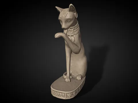 Lucky Statue of Egyptian Cat