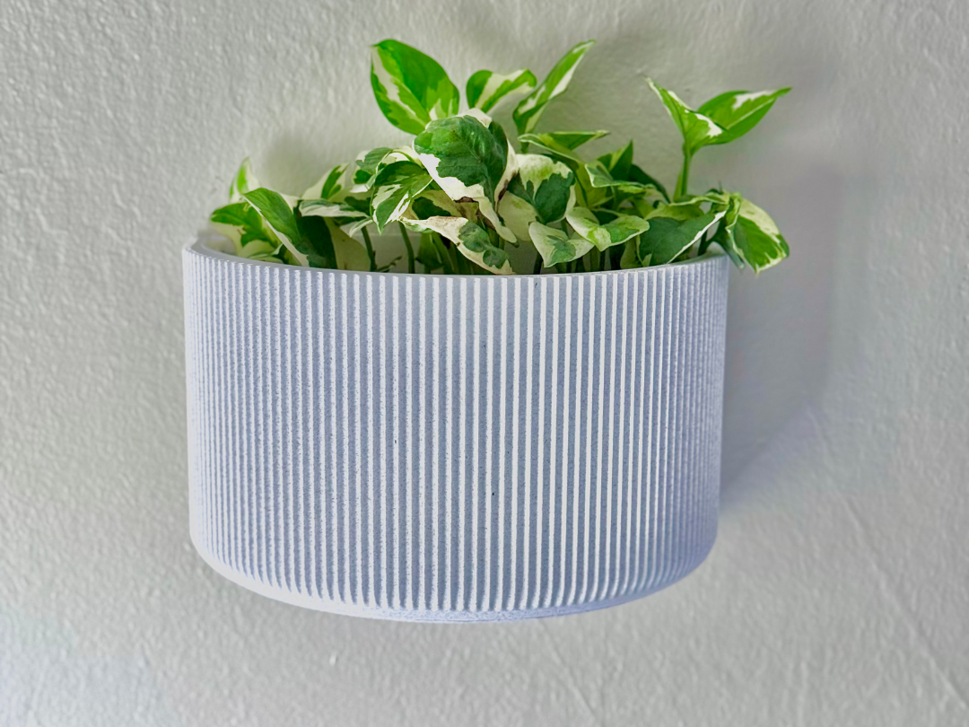 Modern Wall Planter with Inserts (Small & Large)