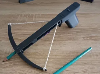 Simple and Powerful Pencil Crossbow