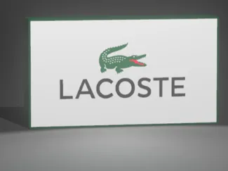 Lightbox Lampe LED Lacoste – Lampe décorative 
