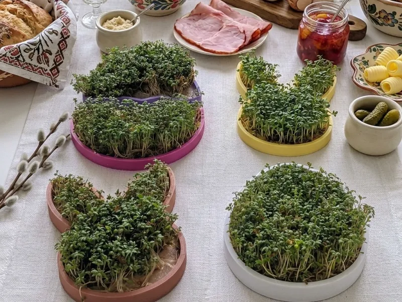 Cress Growing Trays – Bunny, Egg & Cracked Egg